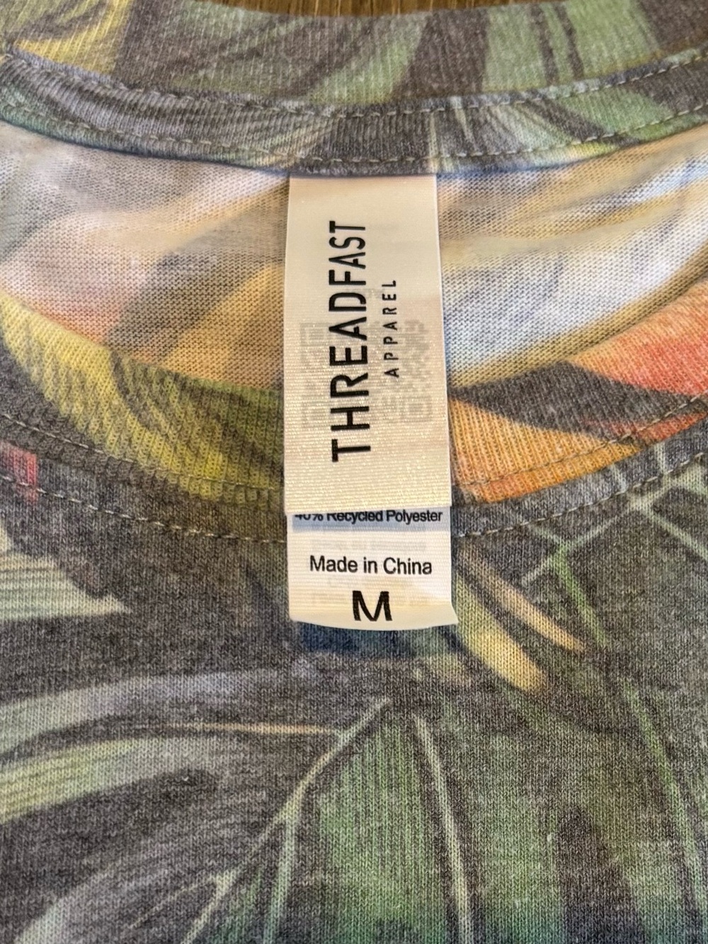Wild Soul Tropical Print T-Shirt - Multicolor - NEW - Picture 6 of 8